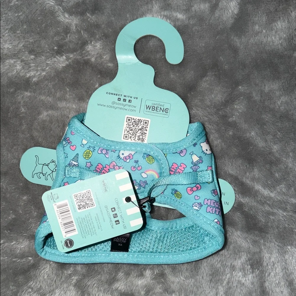 Hello Kitty pets Teal Harness Vest - XS